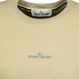 Stone Island Rear Print Logo T-Shirt Beige - Boinclo ltd