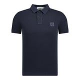 Stone Island Small Logo Polo Shirt Blue Print - Boinclo ltd