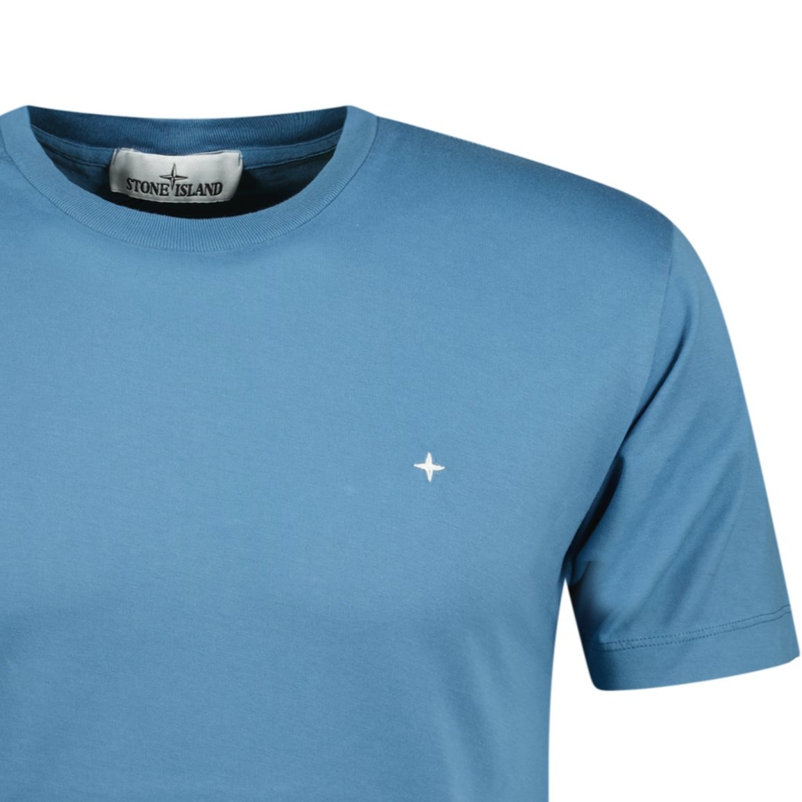 Stone Island Star Logo T-Shirt Blue - Boinclo ltd